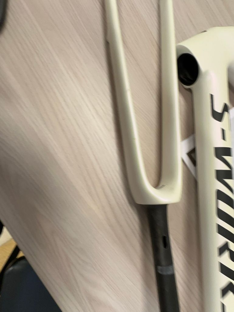 Used Specialized Custom Frameset 2025 Road & Gravel, White — image 6 of 20