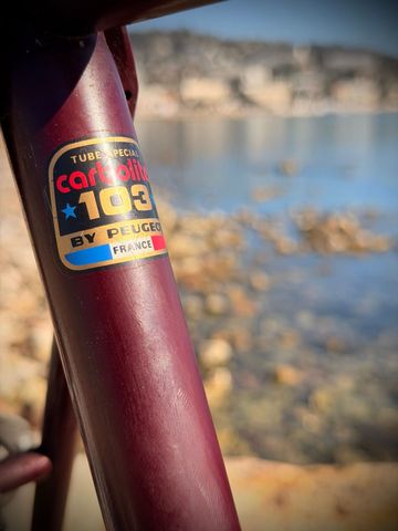 Used Peugeot Carbolite Simplex Vintage 1985 Road & Gravel, Red — image 5 of 6