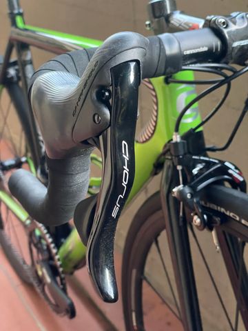 Used Cannondale SuperSix EVO Campagnolo Chorus 2017 Road & Gravel, Green — image 5 of 12