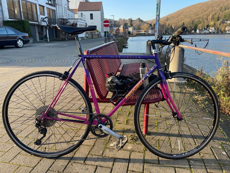 Used Peugeot Custom Shimano Deore Urban, Purple — image 4 of 8