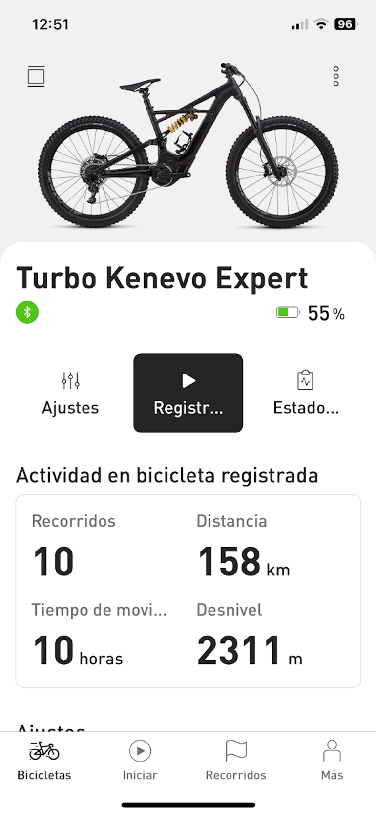 Used Specialized Turbo Kenevo Expert 6Fattie 2018 2018 Mountainbike, Black, 27.5 (650B) — image 4 of 11