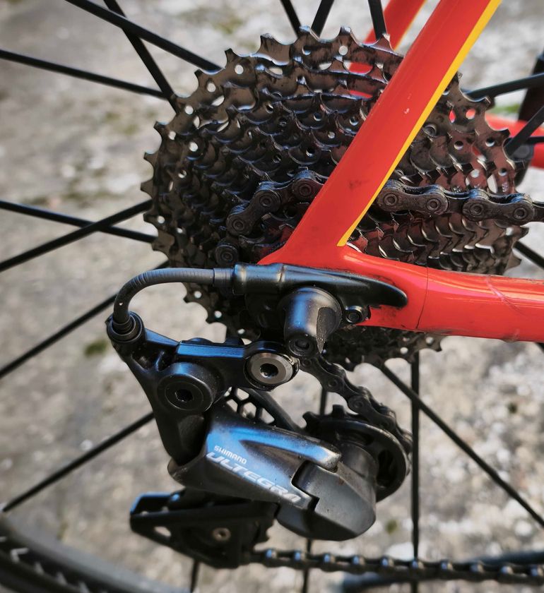 Used Cannondale SuperSix EVO Ultegra 2018 2018 Road & Gravel, Orange — image 3 of 9