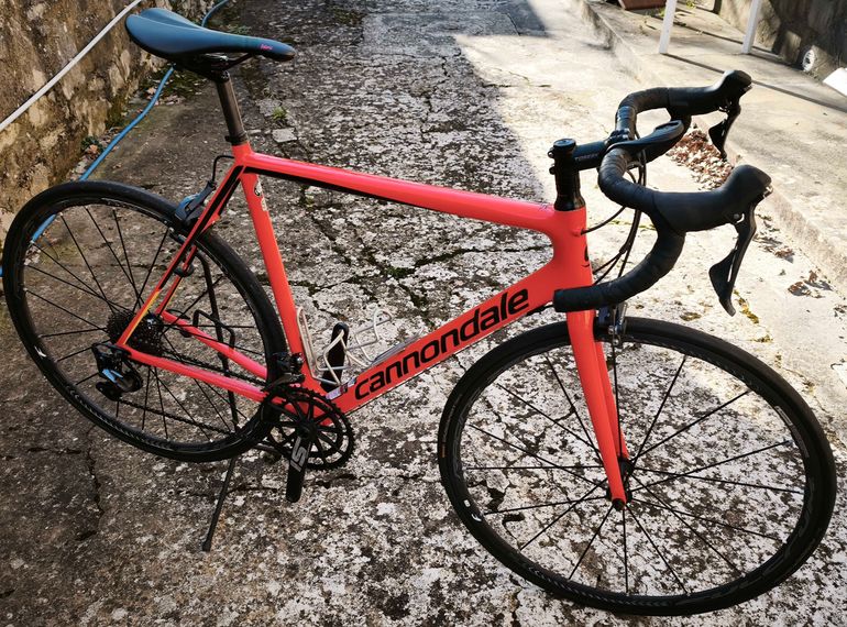 Used Cannondale SuperSix EVO Ultegra 2018 2018 Road & Gravel, Orange — image 2 of 9