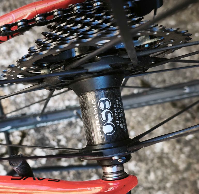 Used Cannondale SuperSix EVO Ultegra 2018 2018 Road & Gravel, Orange — image 8 of 9