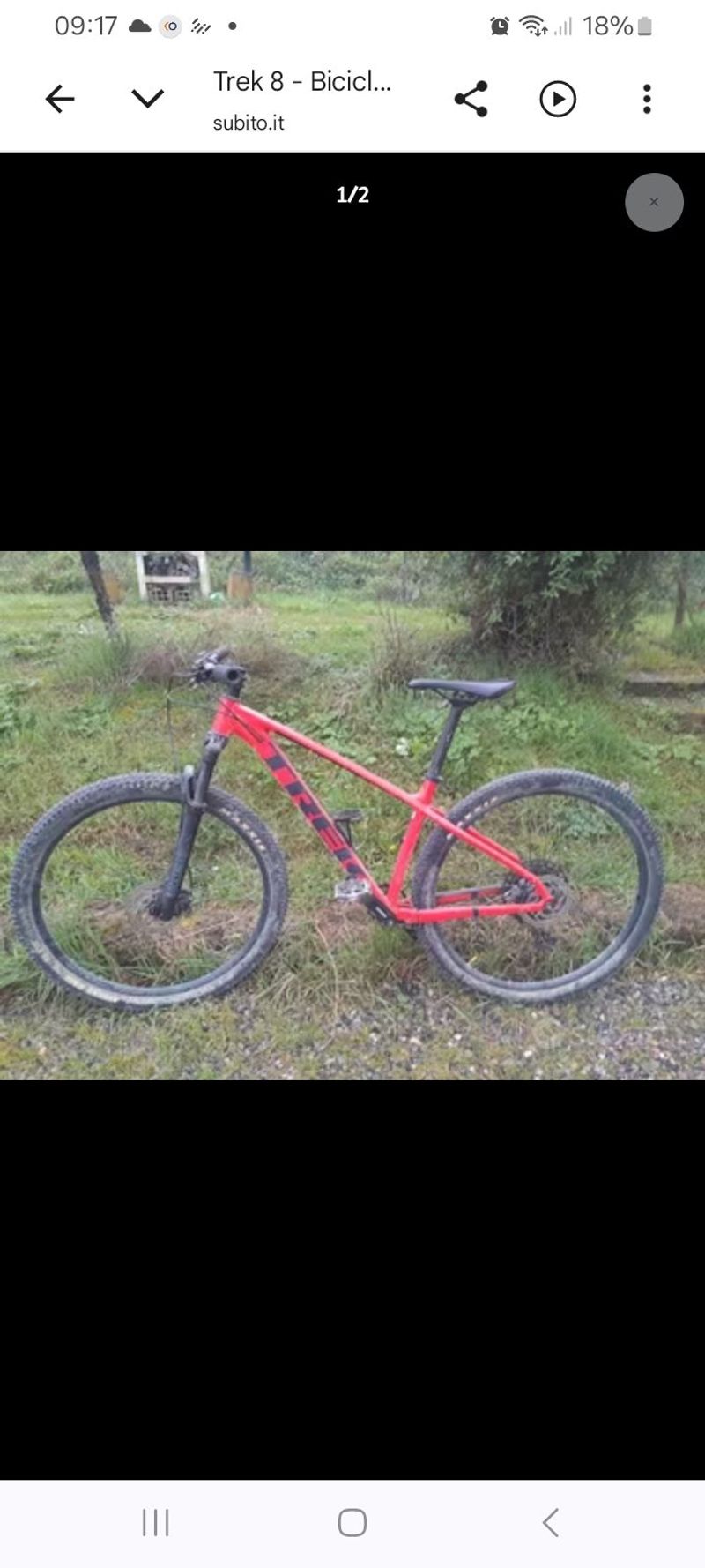 Trek Marlin 8 Gen 2 2023 2023 Mountainbike usato, Rosso — immagine 1 di 3