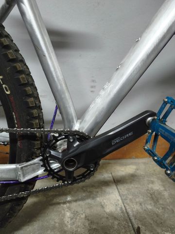 Used Custom Custom Shimano Deore 2026 Mountainbike, Light Gray — image 9 of 13