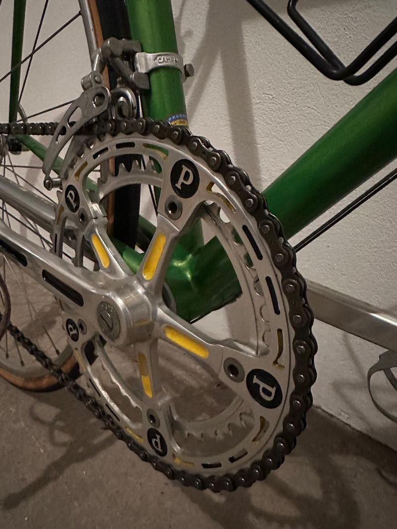 Used Stelbel Custom Campagnolo Record 1980 Road & Gravel, Green — image 5 of 7