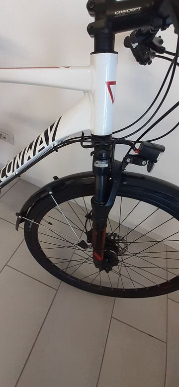 Used Conway Ts Shimano Deore 2023 Urban, White — image 4 of 7
