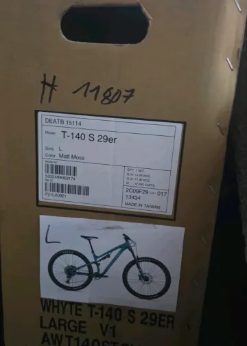 Used Whyte T-140 Shimano Deore 2023 Mountainbike, Green, 29 — image 3 of 5