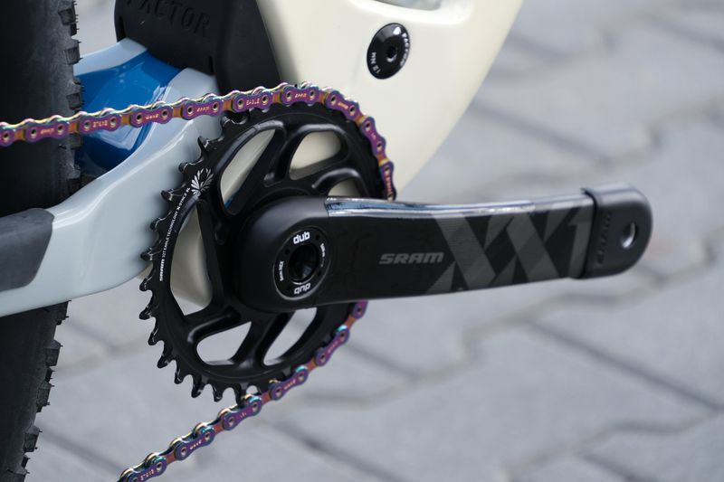 Used Factor LANDO SRAM XX1 Eagle AXS 2023 Mountainbike, Blue — image 2 of 33