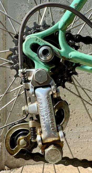 Used Bianchi Bianchi Custom Campagnolo Record 1975 Road & Gravel, Verde — image 3 of 10