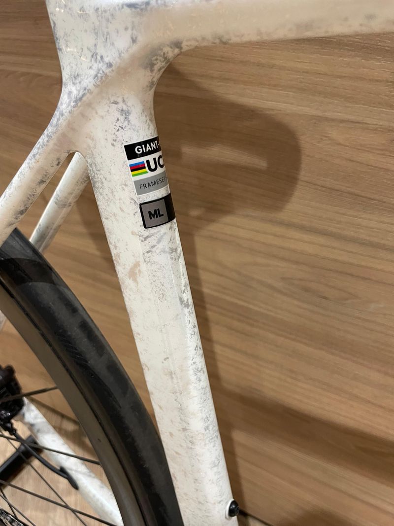 Gebrauchtes Giant TCR Advanced SL 2025 Road & Gravel, Weiß — Bild 2 von 12