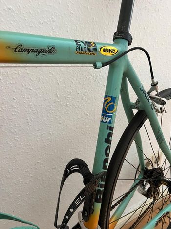 Used Bianchi Bianchi Custom Campagnolo Record 2003 Road & Gravel, Black — image 6 of 14