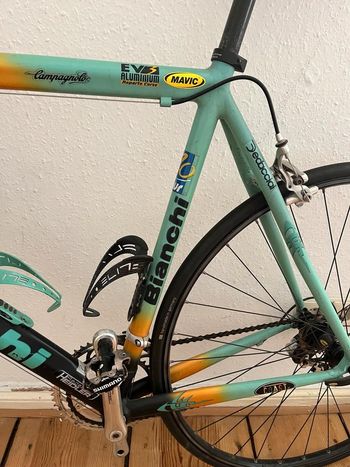 Used Bianchi Bianchi Custom Campagnolo Record 2003 Road & Gravel, Black — image 12 of 14