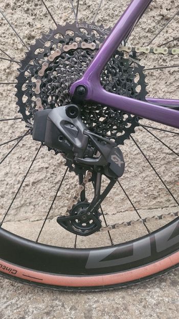 3T Exploro Primo SRAM GX Eagle AXS 2025 Road & Gravel de segunda mano, Morado — imagen 6 de 7
