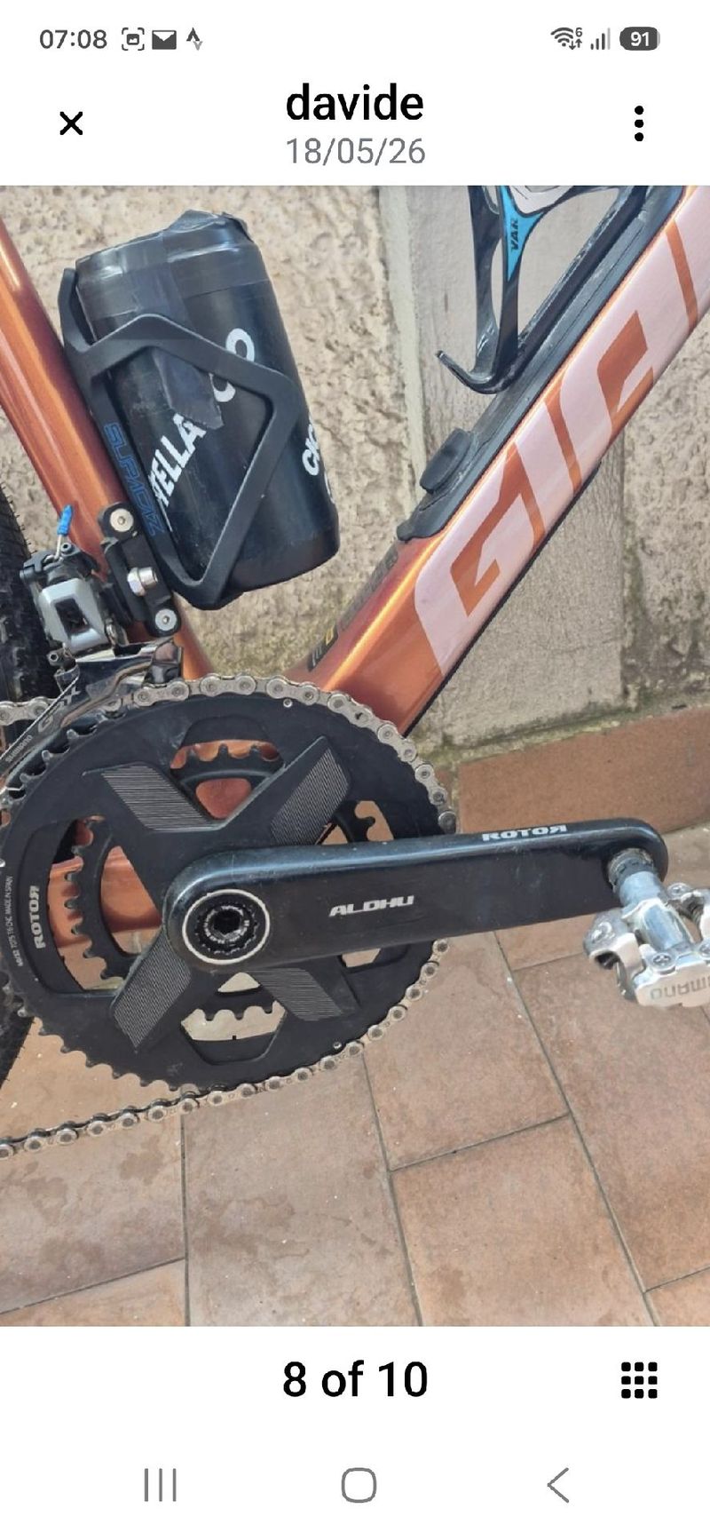 Used Giant Revolt Advanced 2 2025 2025 Road & Gravel, Orange — image 6 of 6