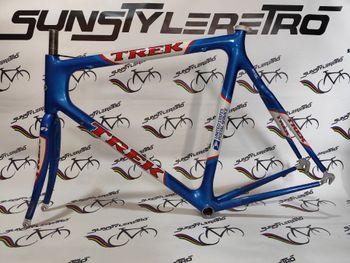Used Trek 5500 oclv carbon United states postal service Lance Armstrong Trek 5500 oclv carbon United states postal service Lance Armstrong Custom Frameset 1998 Road & Gravel, Blue — image 9 of 25