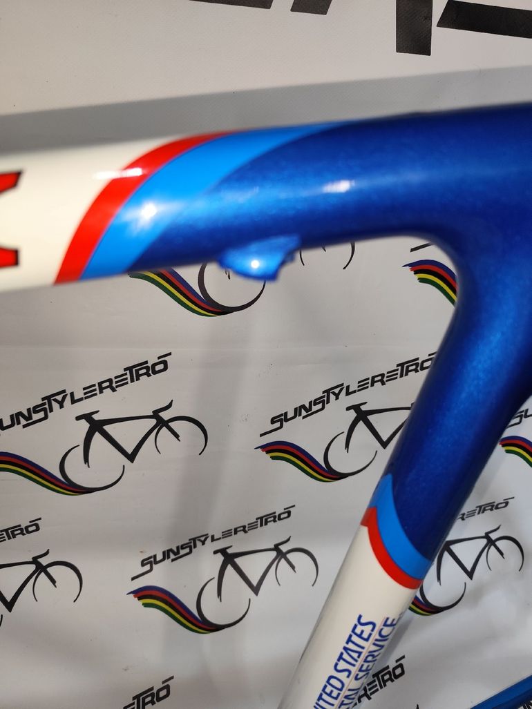 Used Trek 5500 oclv carbon United states postal service Lance Armstrong Trek 5500 oclv carbon United states postal service Lance Armstrong Custom Frameset 1998 Road & Gravel, Blue — image 16 of 25