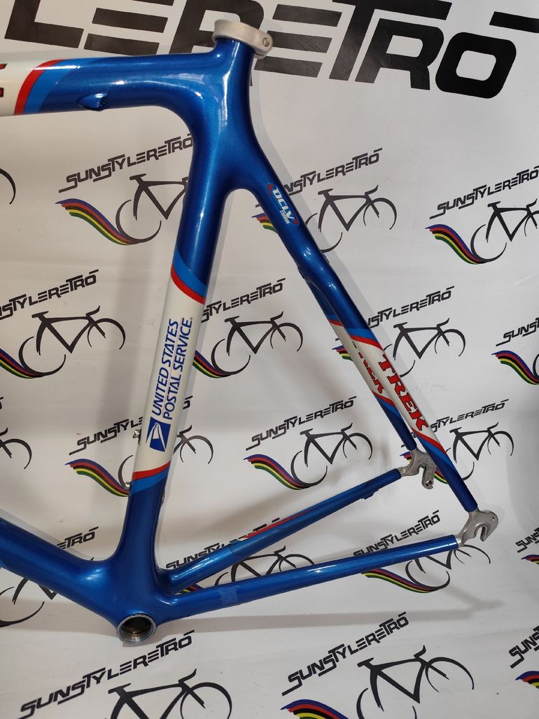 Used Trek 5500 oclv carbon United states postal service Lance Armstrong Trek 5500 oclv carbon United states postal service Lance Armstrong Custom Frameset 1998 Road & Gravel, Blue — image 11 of 25