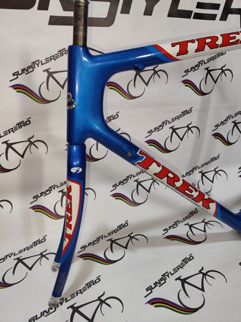 Used Trek 5500 oclv carbon United states postal service Lance Armstrong Trek 5500 oclv carbon United states postal service Lance Armstrong Custom Frameset 1998 Road & Gravel, Blue — image 10 of 25