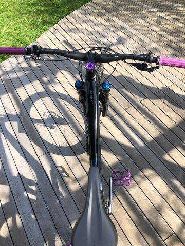 Used Giant Trance, Advanced 2021 2021 Mountainbike, Blue, 27.5 — image 2 of 6