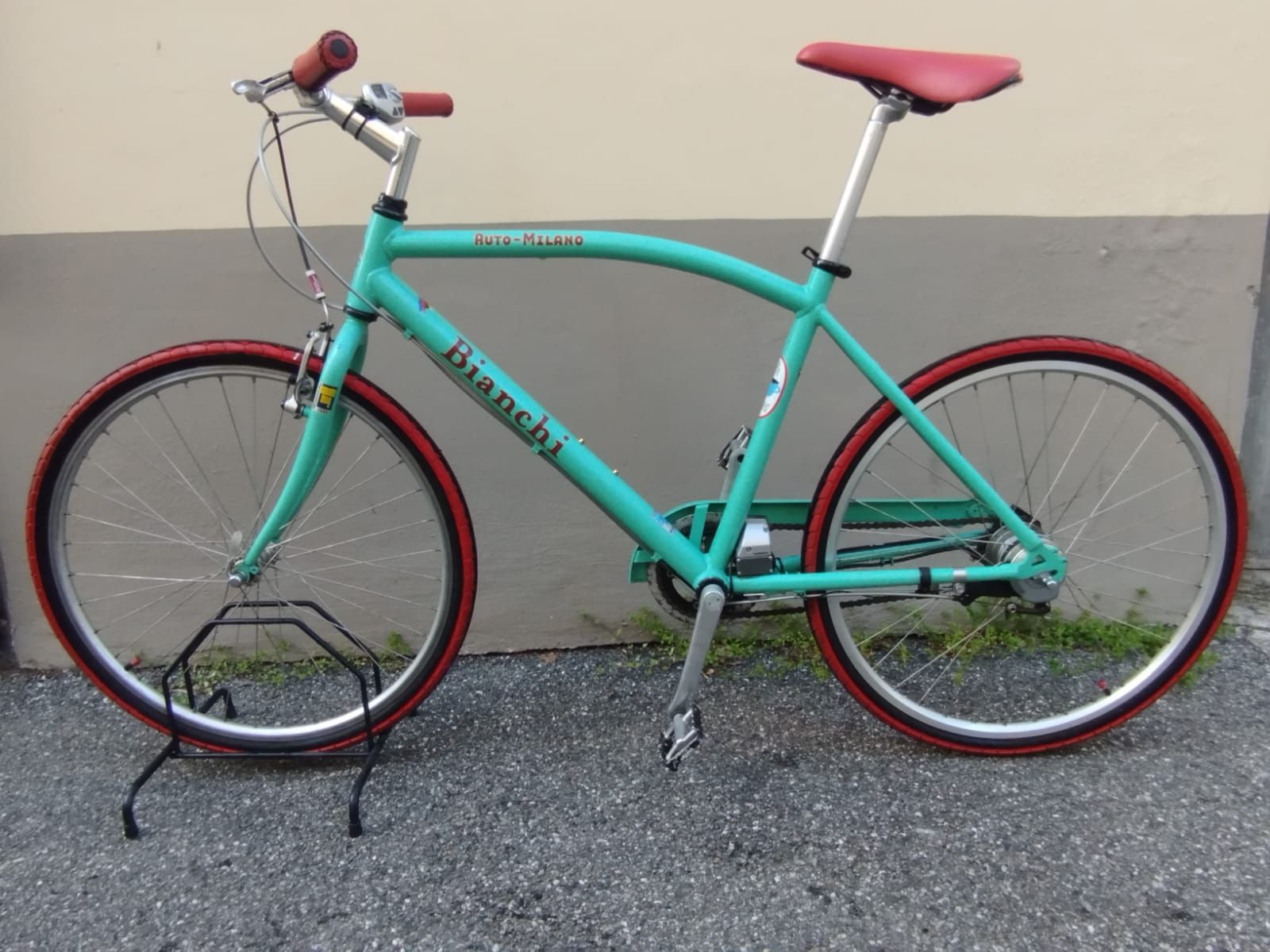 bianchi auto milano bicycle 2022 Dama Celeste Arrive in style. Bianchi Milano and Cortina -