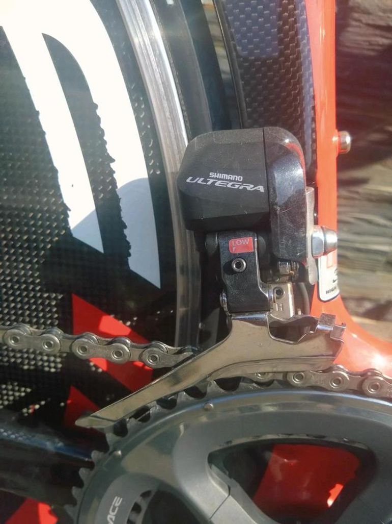 Used Moozes Moozes Custom Shimano Ultegra Di2 2010 Road & Gravel, Rosso — image 9 of 16