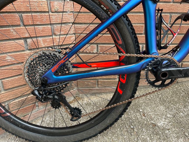 Used Specialized Men's S-Works Epic XX1 Eagle 2018 2018 Mountainbike, Blue, 29 — image 3 of 7