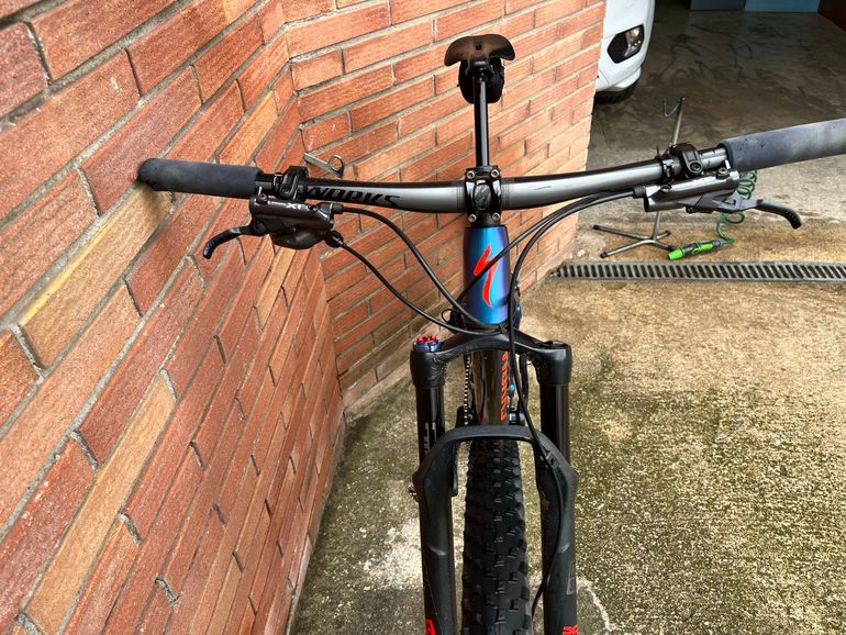 Used Specialized Men's S-Works Epic XX1 Eagle 2018 2018 Mountainbike, Blue, 29 — image 4 of 7