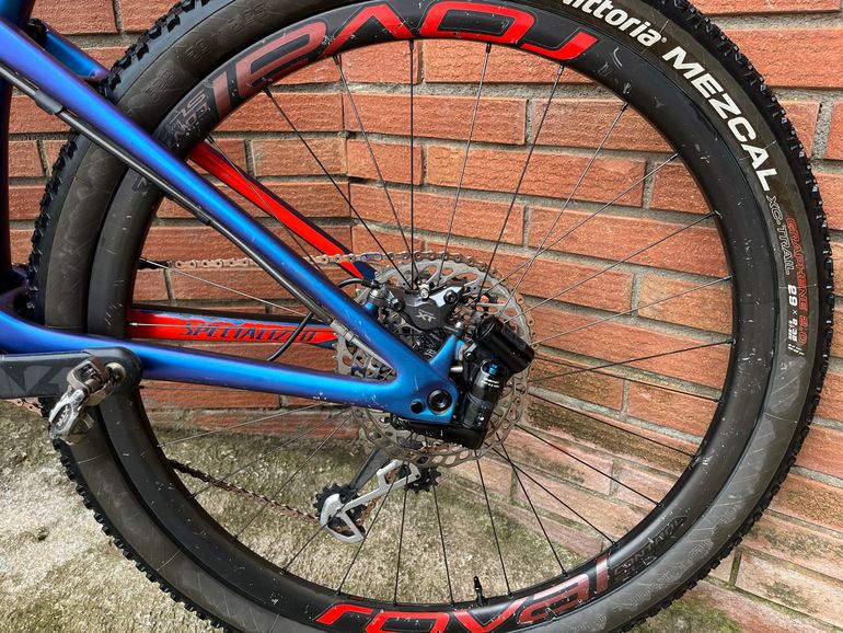 Used Specialized Men's S-Works Epic XX1 Eagle 2018 2018 Mountainbike, Blue, 29 — image 5 of 7