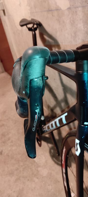 Gebrauchtes Scott Addict Campagnolo Record 2022 Road & Gravel, Blau — Bild 8 von 9