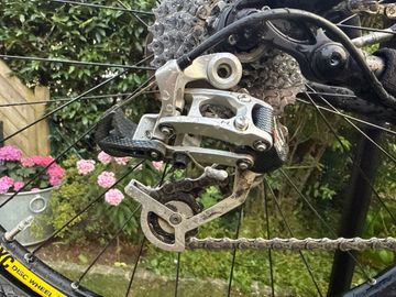 Used Specialized enduro Custom SRAM XX1 Eagle 2007 Mountainbike, Light Gray — image 5 of 11