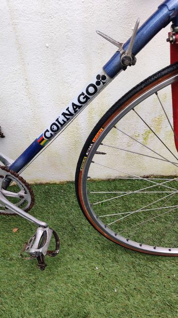 Gebrauchtes Colnago Custom Campagnolo Super Record 1987 Road & Gravel, Blau — Bild 3 von 11