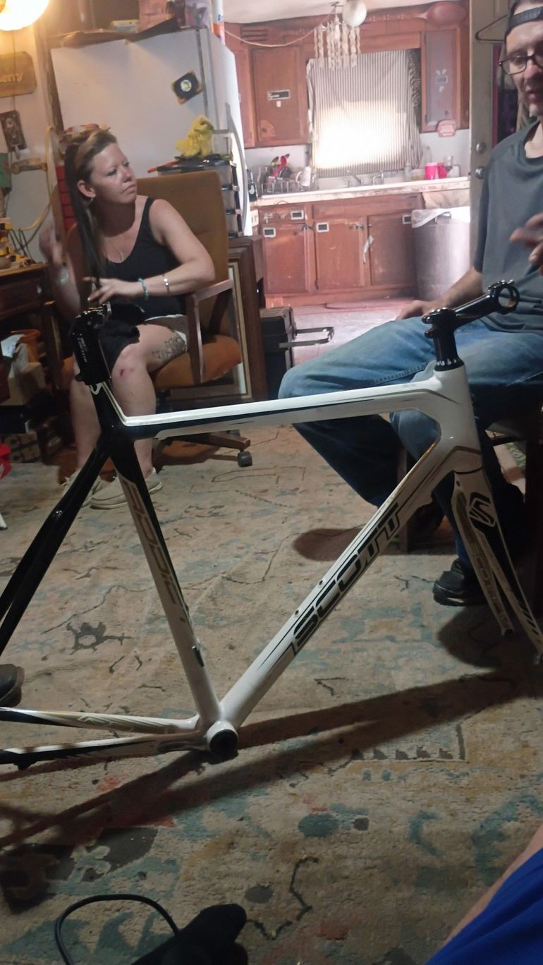 Scott Addict R3 2025 Frameset 2025 Road & Gravel usato, Bianco — immagine 1 di 3