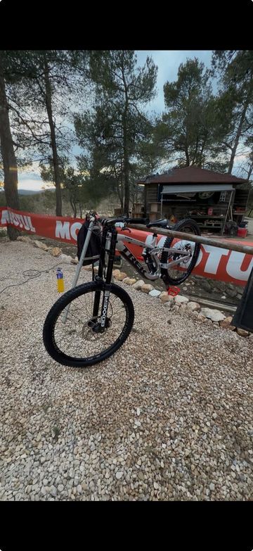 Used Trek Session 9 X01 2025 2025 Mountainbike, Light Gray, 29 — image 3 of 9