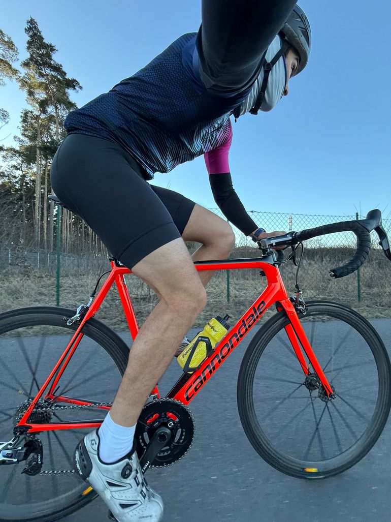 Used Cannondale Supersix SRAM Red eTap 2017 Road & Gravel, Rot — image 2 of 3