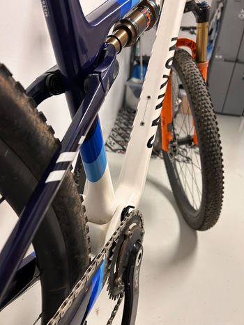 Used Canyon CFR TEAM (a La Carta) 2023 Mountainbike, White — image 13 of 23