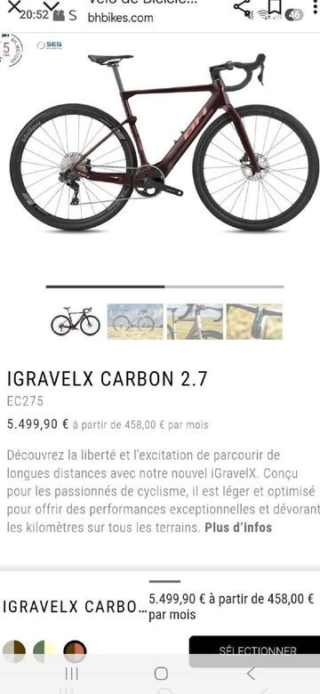 Tweedehands BH IGRAVELX Shimano GRX 2025 Road & Gravel — afbeelding 5 van 5