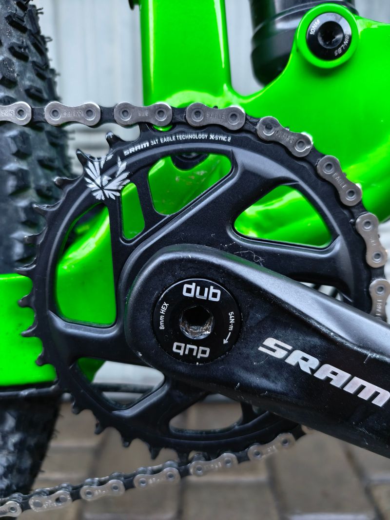 Used Scott Spark 970 2021 2021 Mountainbike, Green, 29 — image 4 of 9