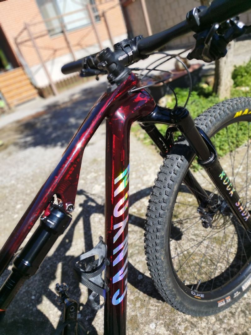 Gebrauchtes Canyon LUX Shimano Deore XT 2024 Mountainbike, Rot, 29 — Bild 3 von 23