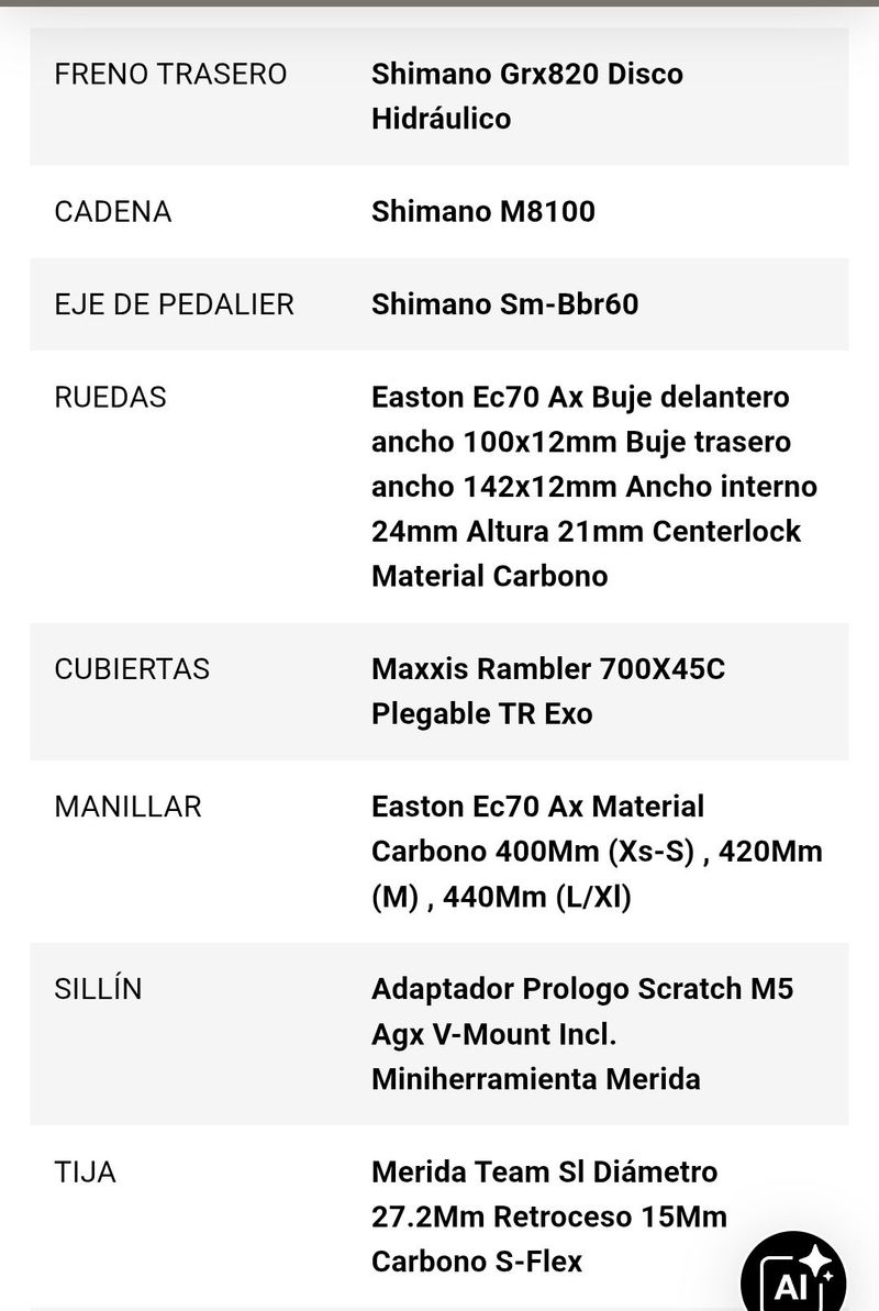 Merida SILEX 8000 2025 2025 Road & Gravel usato, Verde — immagine 16 di 17