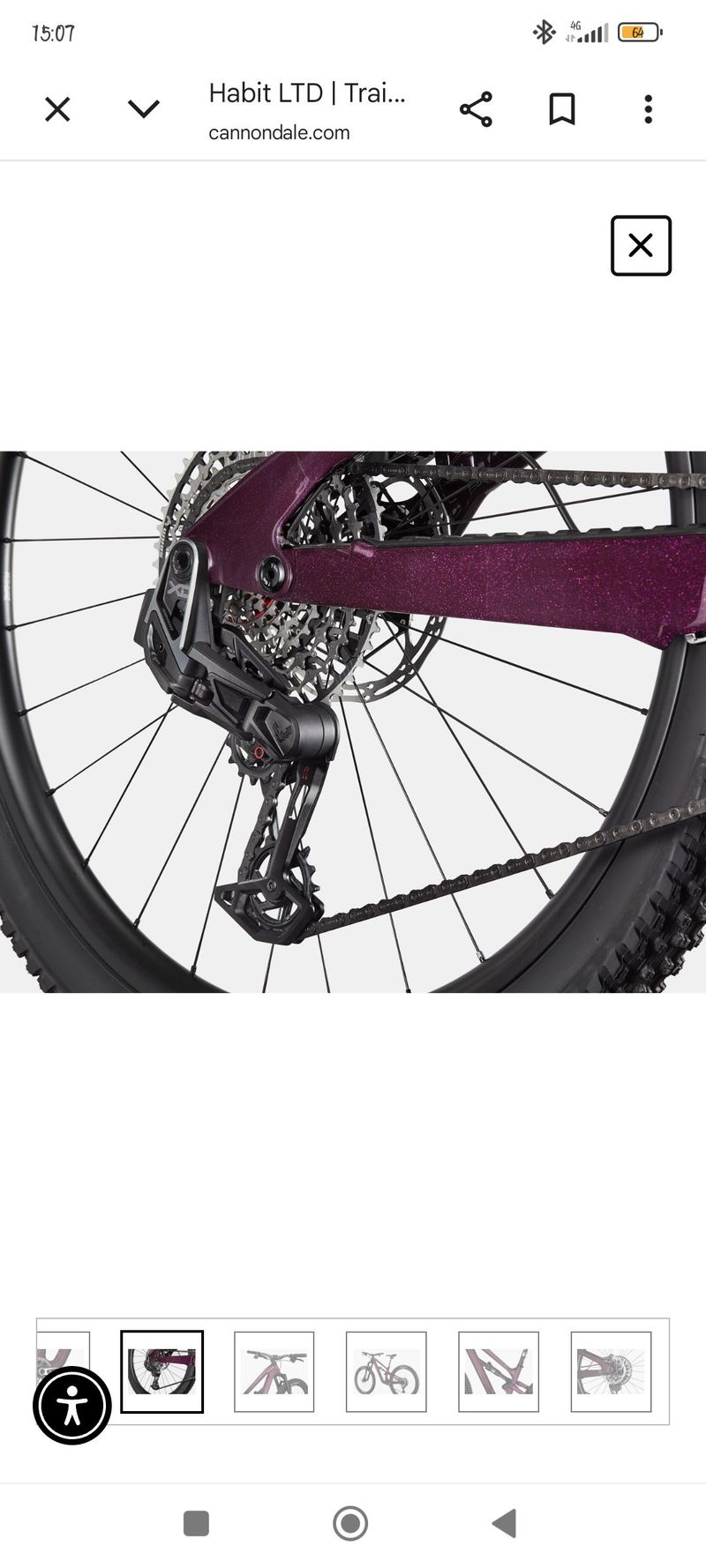 Použité Cannondale Habit LTD 2024 2024 Mountainbike — obrázek 2 z 6