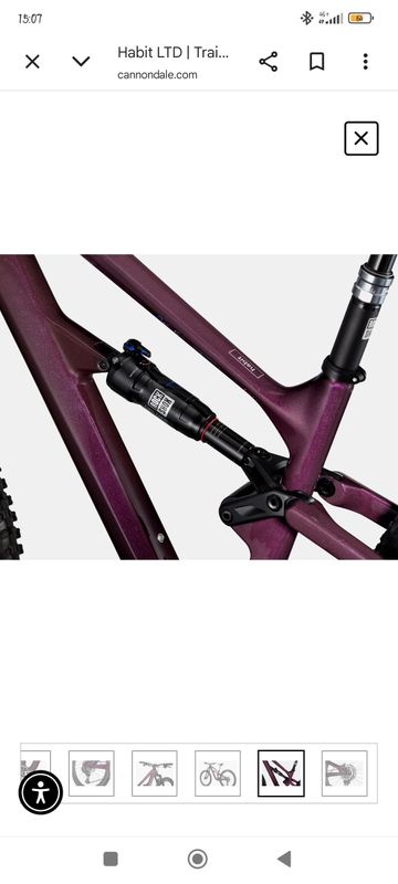 Použité Cannondale Habit LTD 2024 2024 Mountainbike — obrázek 3 z 6