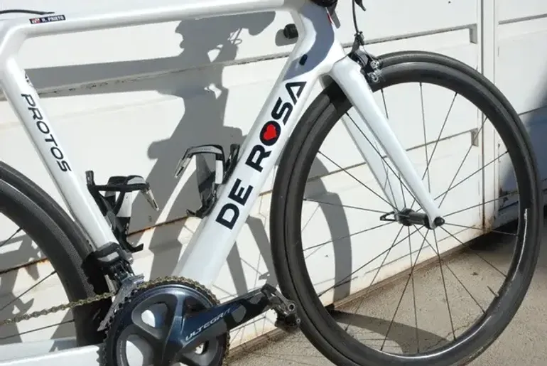 Used De Rosa Protos Shimano Ultegra Di2 2022 Road & Gravel, White — image 5 of 10