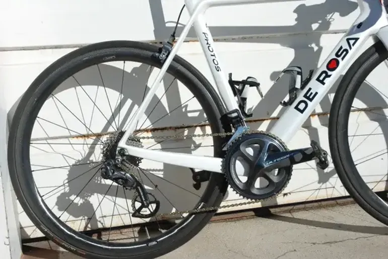 Used De Rosa Protos Shimano Ultegra Di2 2022 Road & Gravel, White — image 4 of 10
