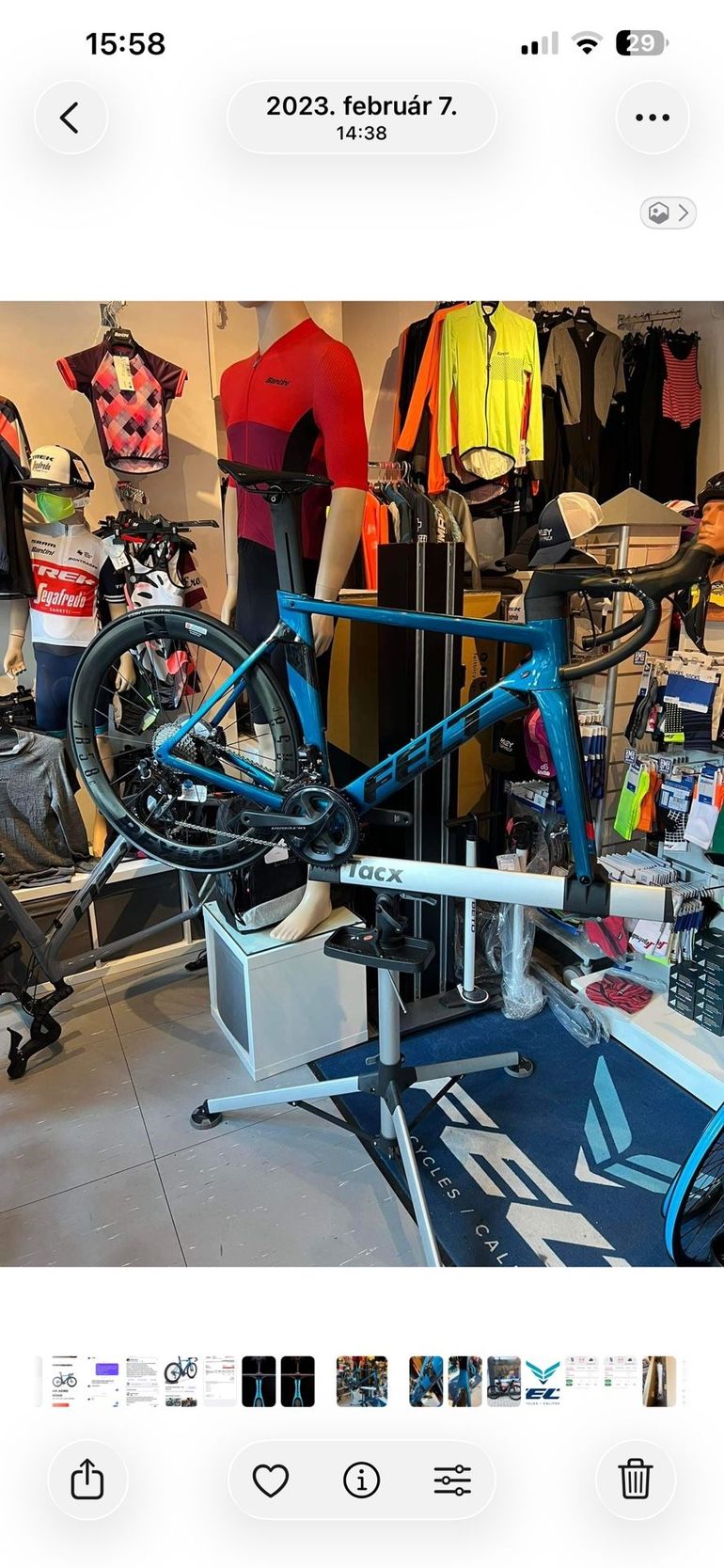 Felt AR Advanced Ultegra Di2 2023 2023 Road & Gravel de segunda mano, Azul — imagen 7 de 7