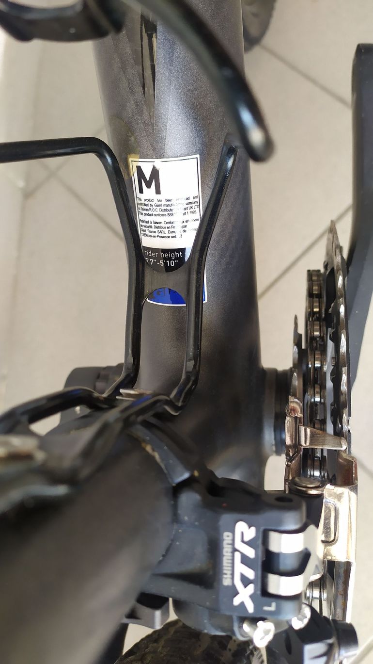 Used Giant Xtc Shimano XTR 2008 Mountainbike, Black, 26 — image 5 of 13