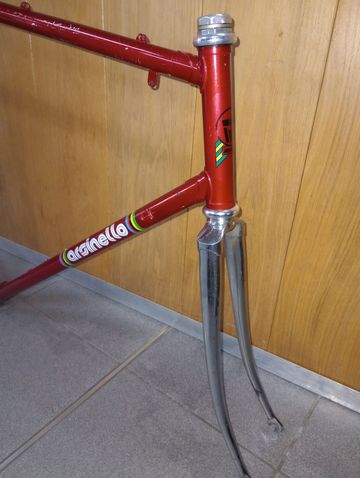 Arsinello Frameset 1982 Road & Gravel usato, Rosso — immagine 3 di 3