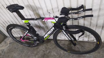 Used Merida Warp TT Team-E 2015 Frameset 2015 Road & Gravel, Black — image 9 of 11