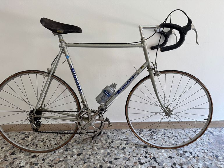 Used Bianchi Rekord Campagnolo Record 1982 Road & Gravel, Light Gray — image 1 of 8